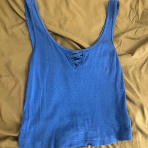 Wild-fable Women's Blue Crop-top